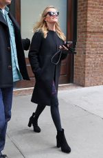 REESE WITHERSPON Leaves Her Hotel in New York 01/29/2018