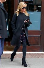 REESE WITHERSPON Leaves Her Hotel in New York 01/29/2018