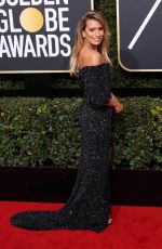 RENEE BARGH at 75th Annual Golden Globe Awards in Beverly Hills 01/07/2018