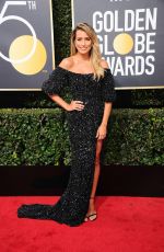 RENEE BARGH at 75th Annual Golden Globe Awards in Beverly Hills 01/07/2018