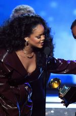 RIHANNA and Kendrick Lamar at Grammy 2018 Awards in New York 01/28/2018