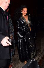 RIHANNA Leaves 1Oak Nightclub in New York 01/29/2018
