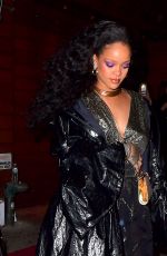 RIHANNA Leaves 1Oak Nightclub in New York 01/29/2018