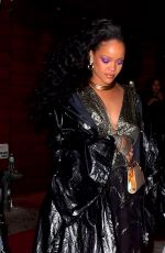 RIHANNA Leaves 1Oak Nightclub in New York 01/29/2018