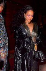 RIHANNA Leaves 1Oak Nightclub in New York 01/29/2018