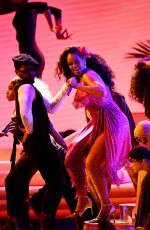 RIHANNA Performs at 60th Annual Grammy Awards in New York 01/28/2018