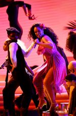 RIHANNA Performs at 60th Annual Grammy Awards in New York 01/28/2018