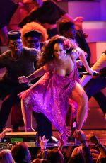 RIHANNA Performs at 60th Annual Grammy Awards in New York 01/28/2018