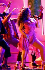RIHANNA Performs at 60th Annual Grammy Awards in New York 01/28/2018