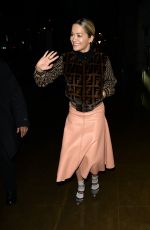 RITA ORA Arrives at BBC Radio 1 in London 01/12/2018