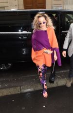 RITA ORA Arrives at Chanel Store in Paris 01/22/2018
