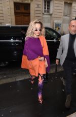 RITA ORA Arrives at Chanel Store in Paris 01/22/2018