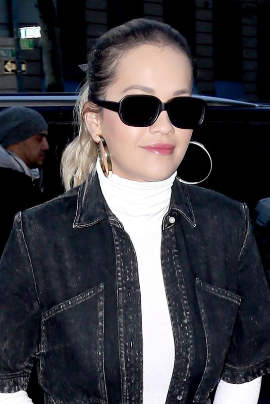 RITA ORA Arrives at Z100 Radio Studios in New York 01/31/2018