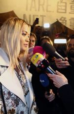 RITA ORA at Channel Aid at Elbphilharmonie in Hamburg 01/05/2018