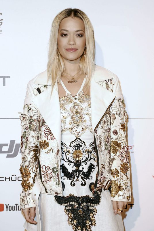 RITA ORA at Channel Aid at Elbphilharmonie in Hamburg 01/05/2018