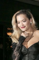 RITA ORA Heading to a Grammys After Party in New York 01/28/2018