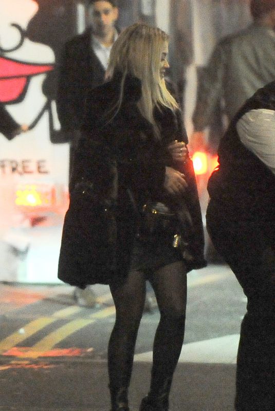 RITA ORA Leaves Box Nightclub in London 01/14/2018