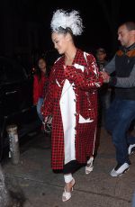 RITA ORA Leaves Carbone in New York 01/27/2018