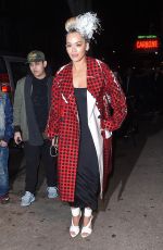 RITA ORA Leaves Carbone in New York 01/27/2018