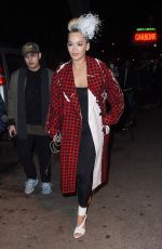 RITA ORA Leaves Carbone in New York 01/27/2018