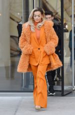 RITA ORA Out in New York 01/26/2018