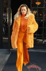 RITA ORA Out in New York 01/26/2018