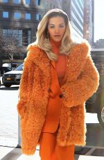 RITA ORA Out in New York 01/26/2018