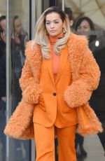 RITA ORA Out in New York 01/26/2018