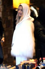 RITA ORA Out Shopping in Aspen 01/01/2018