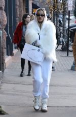 RITA ORA Out Shopping in Aspen 01/01/2018