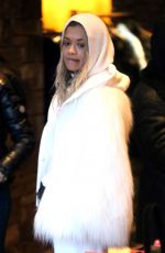 RITA ORA Shopping at Prada in Aspen 12/31/2017