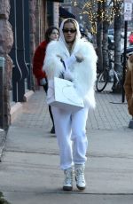 RITA ORA Shopping at Prada in Aspen 12/31/2017