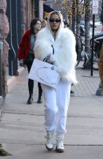 RITA ORA Shopping at Prada in Aspen 12/31/2017