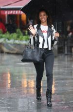 ROCHELLE HUMES at Global Radio Studios in London 01/20/2018