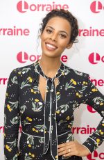ROCHELLE HUMES at Lorraine TV Show in London 01/30/2018