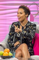 ROCHELLE HUMES at Lorraine TV Show in London 01/30/2018