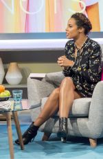 ROCHELLE HUMES at Lorraine TV Show in London 01/30/2018