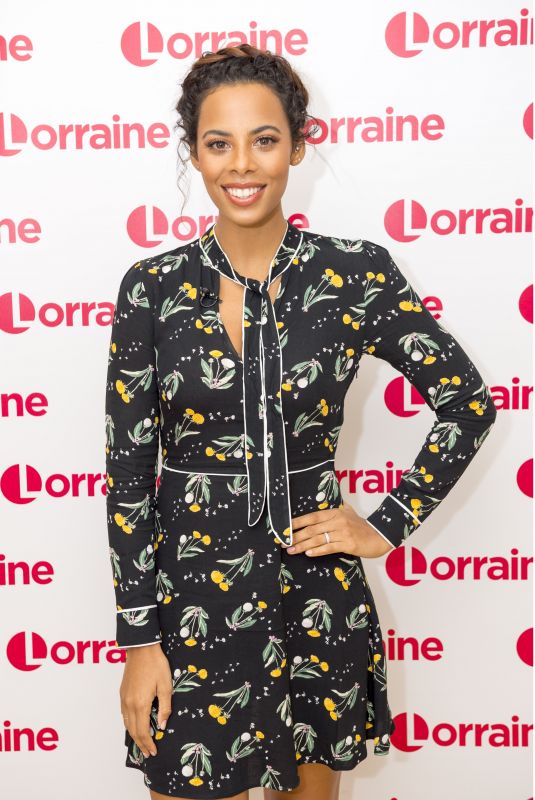 ROCHELLE HUMES at Lorraine TV Show in London 01/30/2018