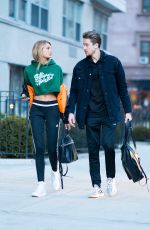 ROMEE STRIJD and Laurens Van Leeuwen Out in New York 01/15/2018