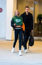 ROMEE STRIJD and Laurens Van Leeuwen Out in New York 01/15/2018