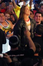 RONDA ROUSEY Signs Contract at WWE Royal Rumble in Philadelphia 01/28/2018