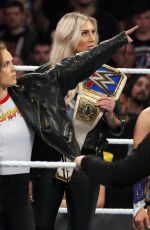 RONDA ROUSEY Signs Contract at WWE Royal Rumble in Philadelphia 01/28/2018