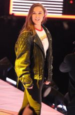 RONDA ROUSEY Signs Contract at WWE Royal Rumble in Philadelphia 01/28/2018