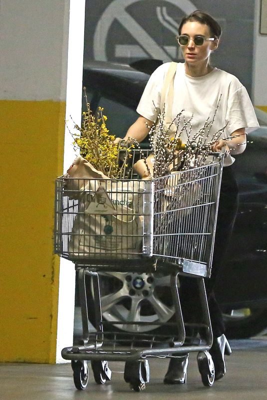 ROONEY MARA Out Shopping in Beverly Hills 01/11/2018
