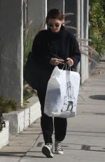 ROONEY MARA Shopping at Melrose Avenue in West Hollywood 01/02/2018