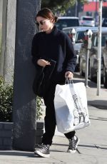 ROONEY MARA Shopping at Melrose Avenue in West Hollywood 01/02/2018