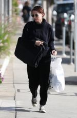 ROONEY MARA Shopping at Melrose Avenue in West Hollywood 01/02/2018