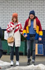 ROSE LESLIE and Kit Harington Out in New York 01/11/2018