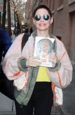 ROSE MCGOWAN Arrives at The View in New York 01/30/2018