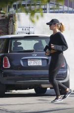 ROSIE HUNTINGTON-WHITELEY Heading to a Gym in Los Angeles 01/12/2018